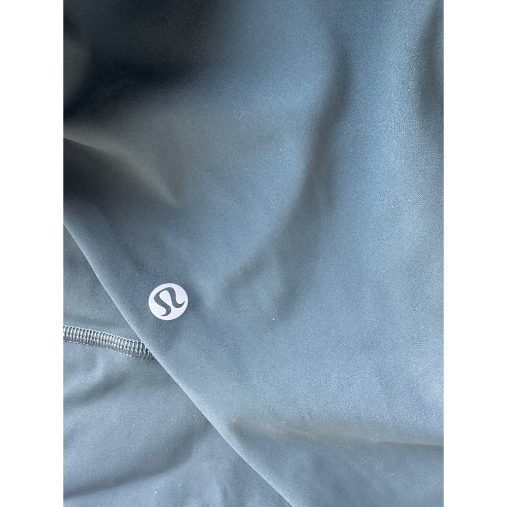 Lululemon Fast and Free High-Rise Crop II 23 Spruce Green W6BCXS Leggings sz 16 - Picture 4 of 6